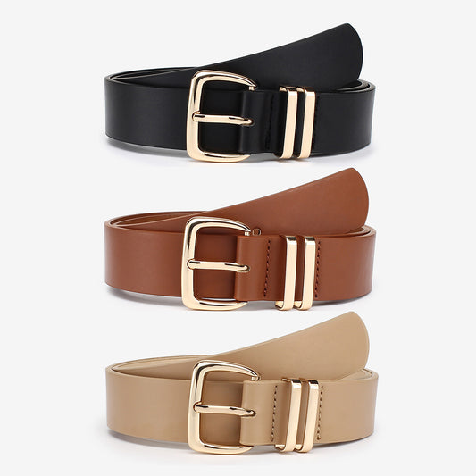 Ceinture Femme Élégante à Boucle — Style Business Polyvalent ✨