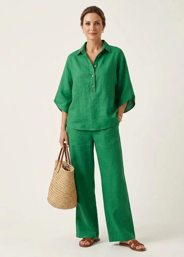 Élégance Riviera™ | Ensemble Coton Chic