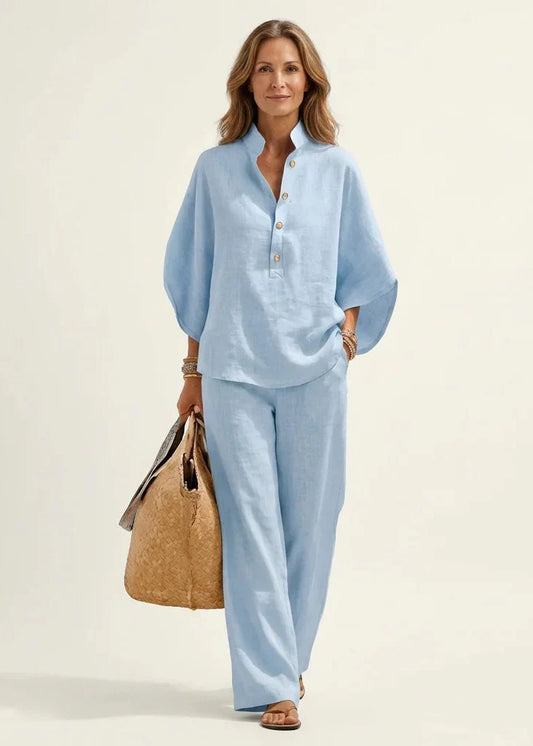 Élégance Riviera™ | Ensemble Coton Chic